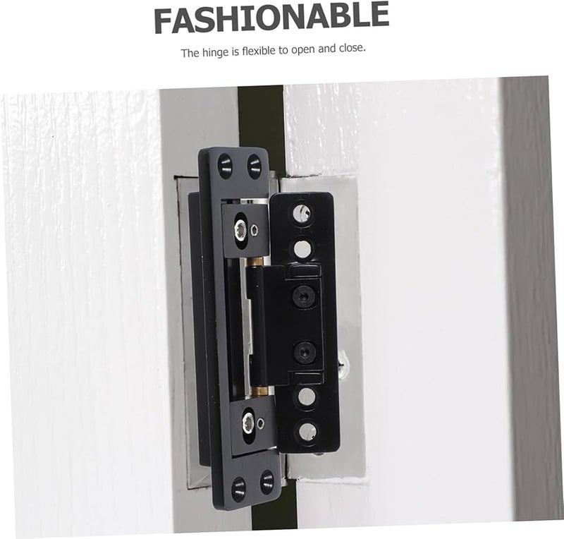 Veemoon 1 Set Concealed Door Hinges Heavy Duty for Barn Doors Wooden Boxes Smooth Design - Image 4